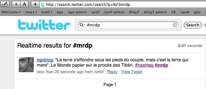 hashtag #mrdp exemple